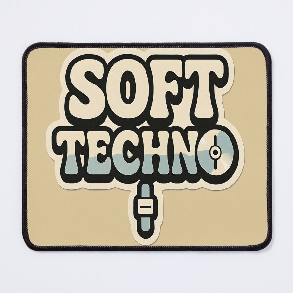 Item preview, Soft Techno DJ Vinyl Music Retro Electronic Dance Design designed and sold by |TRSSHOP|.