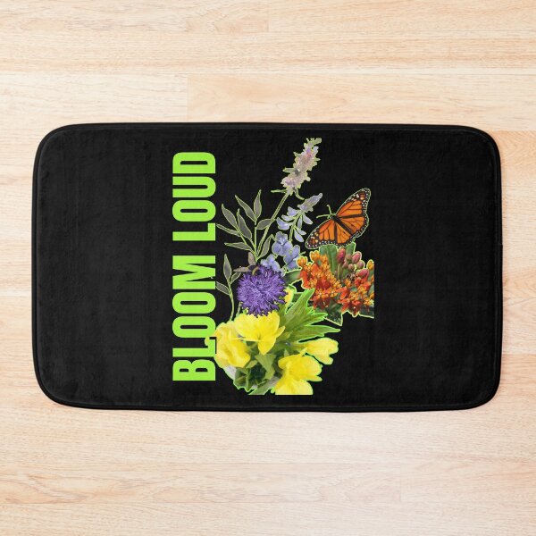 Item preview, Bloom Loud Native Pollinator Gardens Bright Neon Colorful Design designed and sold by EarthArtDesigns.
