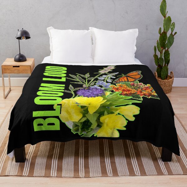 Item preview, Bloom Loud Native Pollinator Gardens Bright Neon Colorful Design designed and sold by EarthArtDesigns.