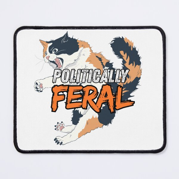 Item preview, Politically Feral Angry Calico designed and sold by Cottageshop.