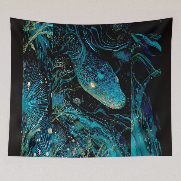 Item preview, Boitatá – The Fiery Serpent of the Depths – Brazilian Mythology #11 designed and sold by Helios Be. Lavsh.