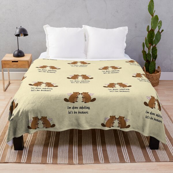 Item preview, Funny Beaver I'm Done Adulting Lets Be Beavers Animal Boys Girls Kids designed and sold by FurryHavenPH.