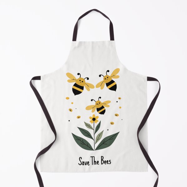 Item preview, Save The Bees – Cute Bee and Flower Nature Illustration designed and sold by dkza.