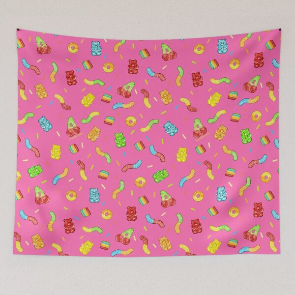 Item preview, Copy of Sour Candy Sweet Dessert Sprinkles Candy Hot Pink designed and sold by Franilla Bean.