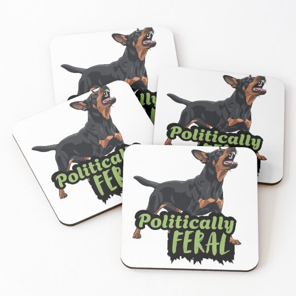 Item preview, Politically Feral Angry Rat Terrier  designed and sold by Cottageshop.