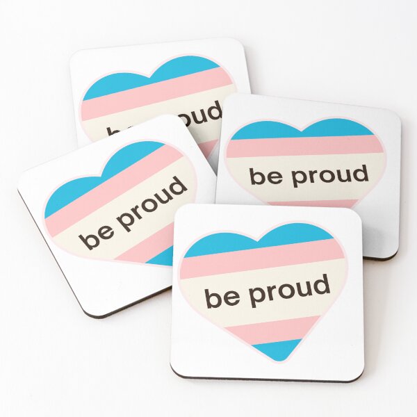 Item preview, Be Proud Trans Heart designed and sold by Studio Sonders.