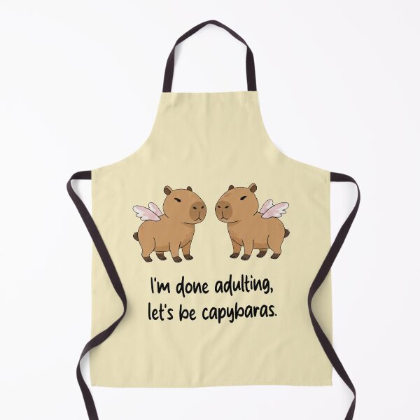 Item preview, Funny Capybara I'm Done Adulting Lets Be Capybaras Animal Boys Girls Kids designed and sold by FurryHavenPH.