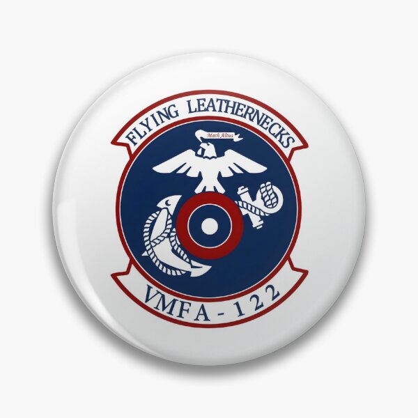 Item preview, Official Insignia of the VMFA-122 Flying Leathernecks Marine Fighter Attack Squadron designed and sold by CharlieDesings.