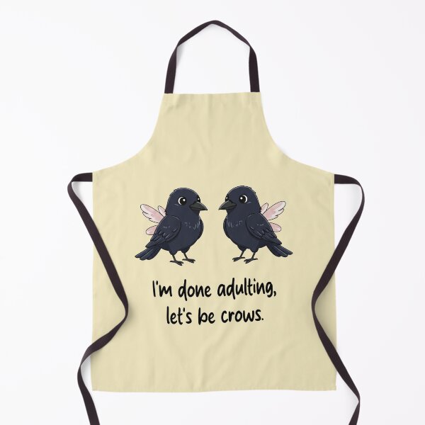 Item preview, Funny Crow I'm Done Adulting Lets Be Crows Animal Boys Girls Kids designed and sold by FurryHavenPH.