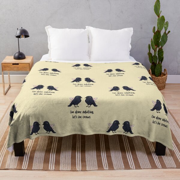 Item preview, Funny Crow I'm Done Adulting Lets Be Crows Animal Boys Girls Kids designed and sold by FurryHavenPH.
