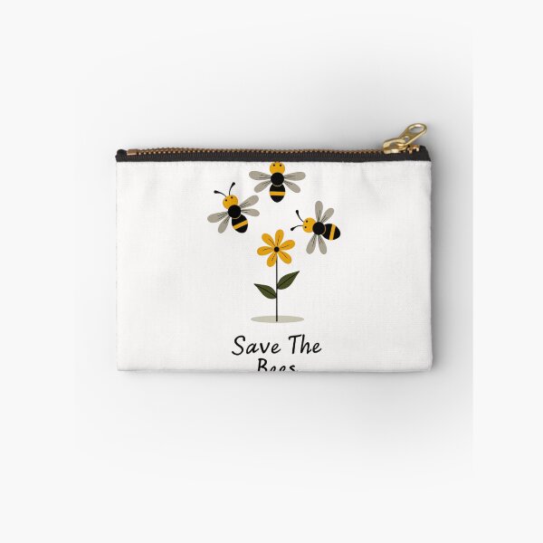 Item preview, Save The Bees – Cute Bee and Flower Nature Illustration designed and sold by dkza.