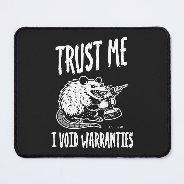 Item preview, Funny Mechanic Opossum designed and sold by CamaleonDesigns.