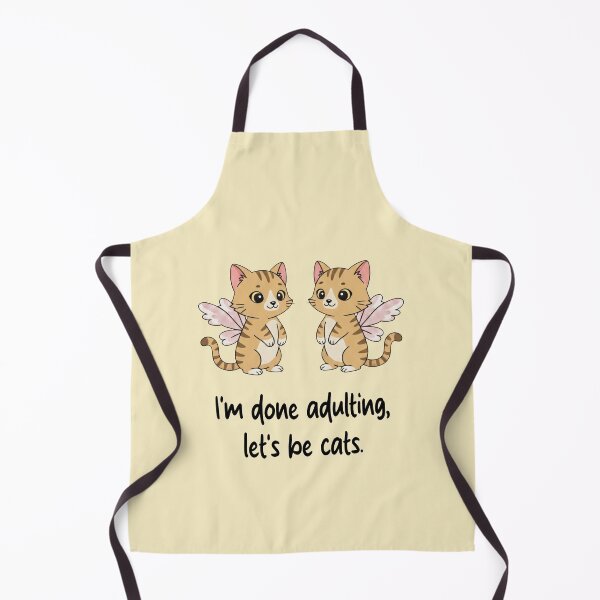 Item preview, Funny Cat I'm Done Adulting Lets Be Cats Animal Boys Girls Kids designed and sold by FurryHavenPH.