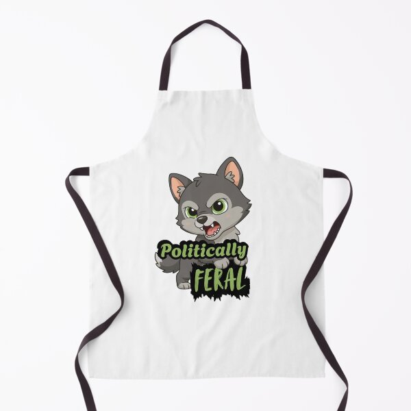 Item preview, Politically Feral Angry puppy designed and sold by Cottageshop.
