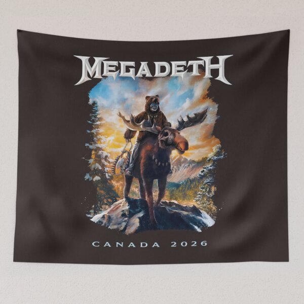 Item preview, Megadeth Canada 2026 Epic Heavy Metal Tour Artwork  designed and sold by issambouqsi.