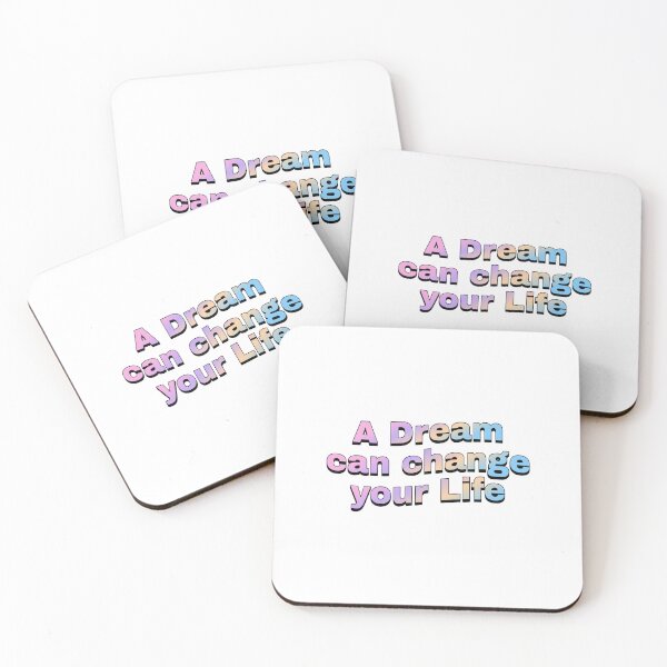 Item preview, A Dream can change your life - Pastel Gradient Motivational Quote designed and sold by Elly for Design (Power of Creation).
