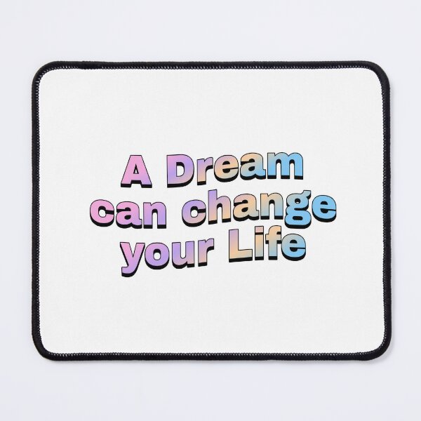 Item preview, A Dream can change your life - Pastel Gradient Motivational Quote designed and sold by Elly for Design (Power of Creation).