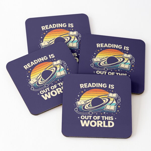 Item preview, Reading is Out of This World – Astronaut Book Lover Space Design designed and sold by VibeOffline Studio.