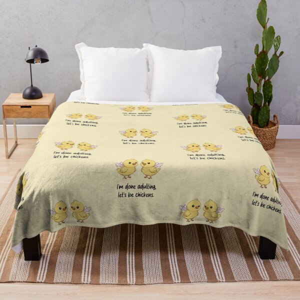 Item preview, Funny Chicken I'm Done Adulting Lets Be Chickens Animal Boys Girls Kids designed and sold by FurryHavenPH.