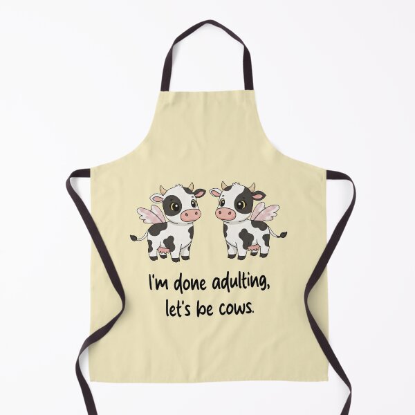 Item preview, Funny Cow I'm Done Adulting Lets Be Cows Animal Boys Girls Kids designed and sold by FurryHavenPH.