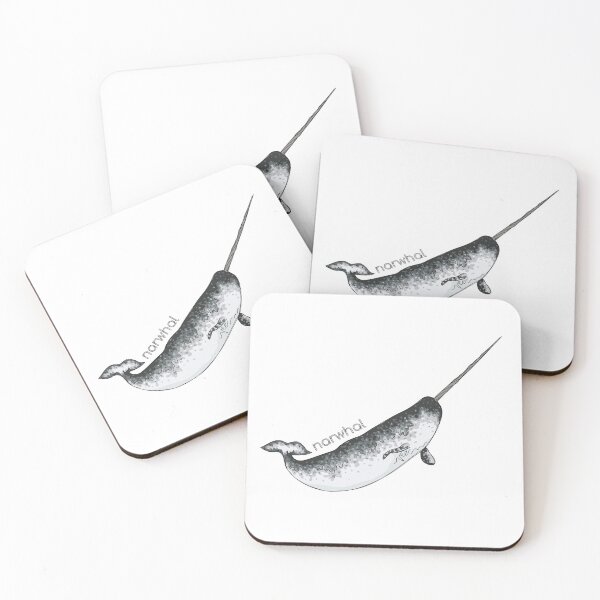 Item preview, Funky Aquatic Creatures: Narwhal designed and sold by abigailhausman.