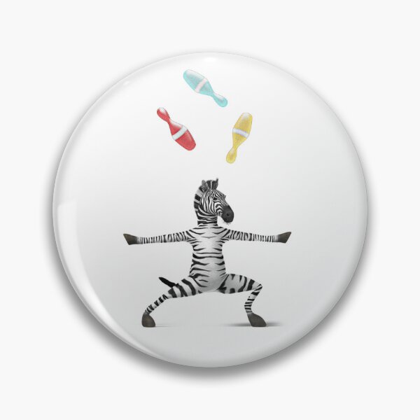 Item preview, cool zebra bowling juggler designed and sold by Thetdesigns.