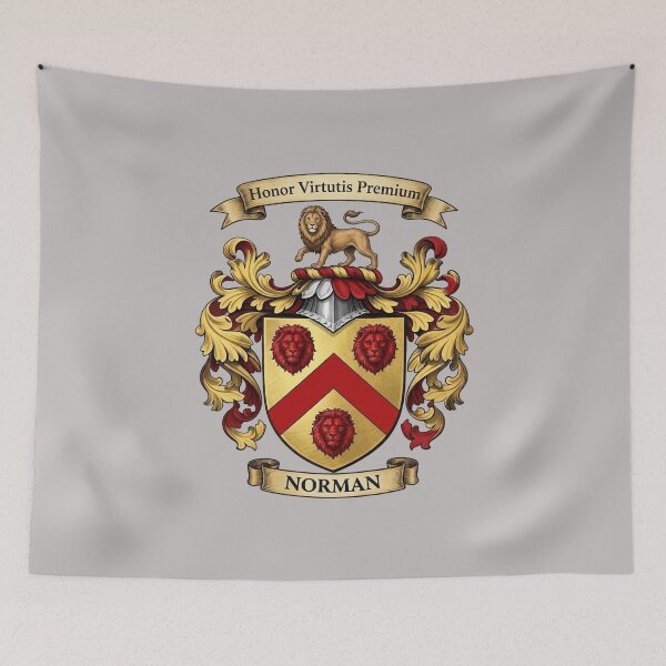 Item preview, The Norman Family Coat of Arms designed and sold by BagTown Clans.