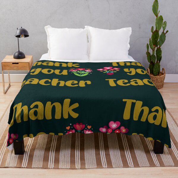 Item preview, Thank you Teacher – Appreciation Typography Design designed and sold by Swati's Digital Den.