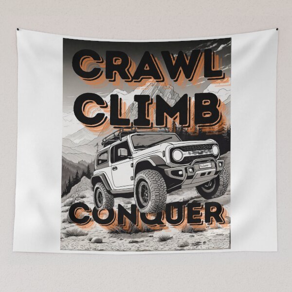 Item preview, Crawl, Climb, Conquer designed and sold by Craftonmegan.