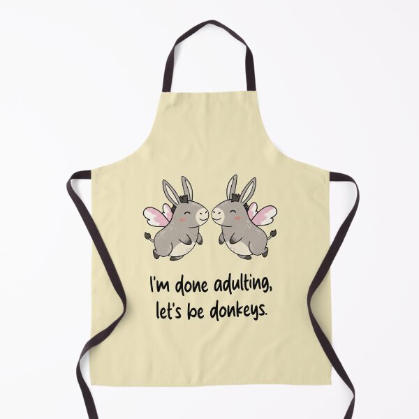 Item preview, Funny Donkey I'm Done Adulting Lets Be Donkeys Animal Boys Girls Kids designed and sold by FurryHavenPH.