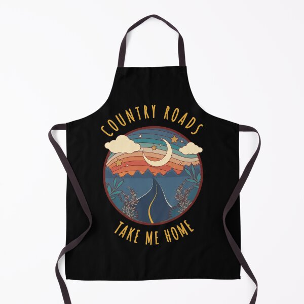 Item preview, Vintage Retro Country Roads Take Me Home Mountain Landscape designed and sold by Shopeon Designs.
