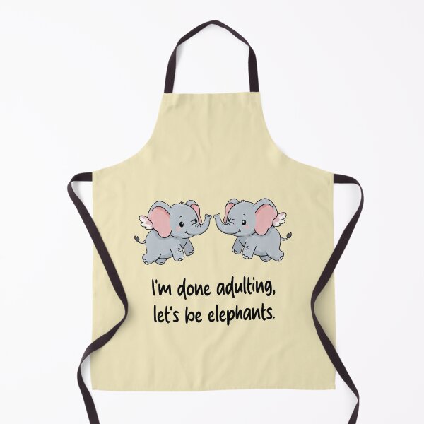 Item preview, Funny Elephant I'm Done Adulting Lets Be Elephants Animal Boys Girls Kids designed and sold by FurryHavenPH.