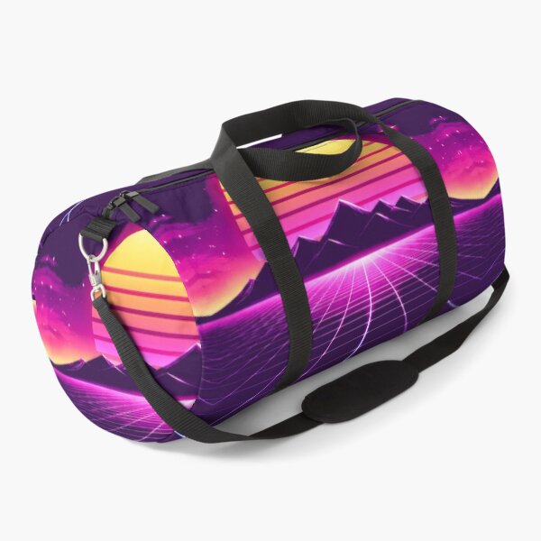 Item preview, Neon Retro Sunset Synthwave Horizo designed and sold by Sadia Jannat.