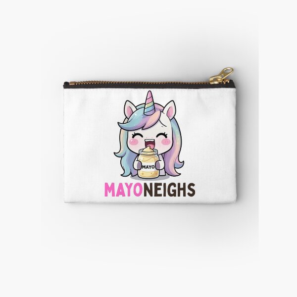 Item preview, MAYONEIGHS - Funny Food Pun Unicorn Year of the Horse 2026 designed and sold by PunTeestic.