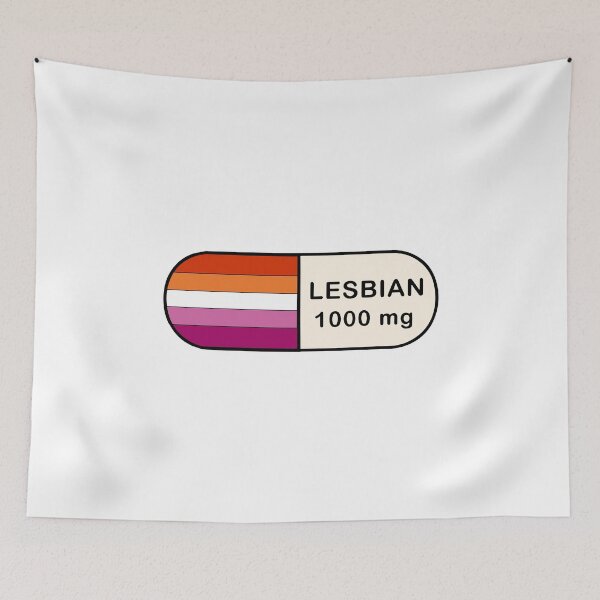 Item preview, Lesbian 1000 mg Pride Capsule - LGBTQ Energetic Pill designed and sold by Cannaxes Studio.