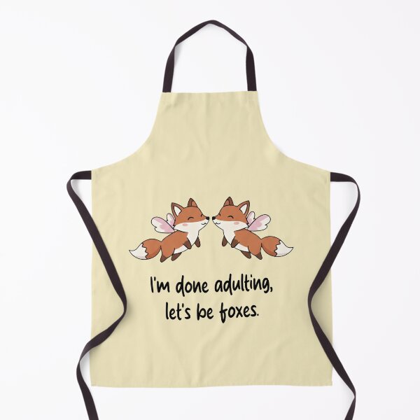 Item preview, Funny Fox I'm Done Adulting Lets Be Foxes Animal Boys Girls Kids designed and sold by FurryHavenPH.