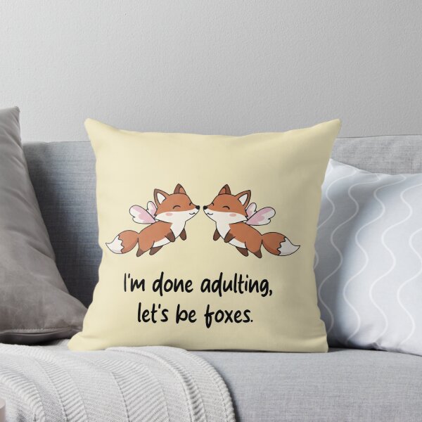 Item preview, Funny Fox I'm Done Adulting Lets Be Foxes Animal Boys Girls Kids designed and sold by FurryHavenPH.