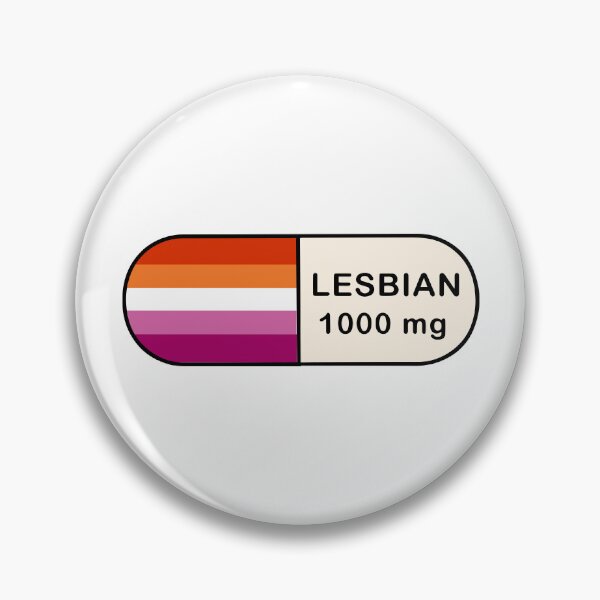 Item preview, Lesbian 1000 mg Capsule – Funny Lesbian Pride Pill designed and sold by Cannaxes Studio.