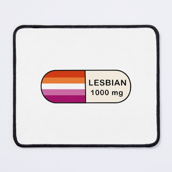 Item preview, Lesbian 1000 mg Capsule – Funny Lesbian Pride Pill designed and sold by Cannaxes Studio.