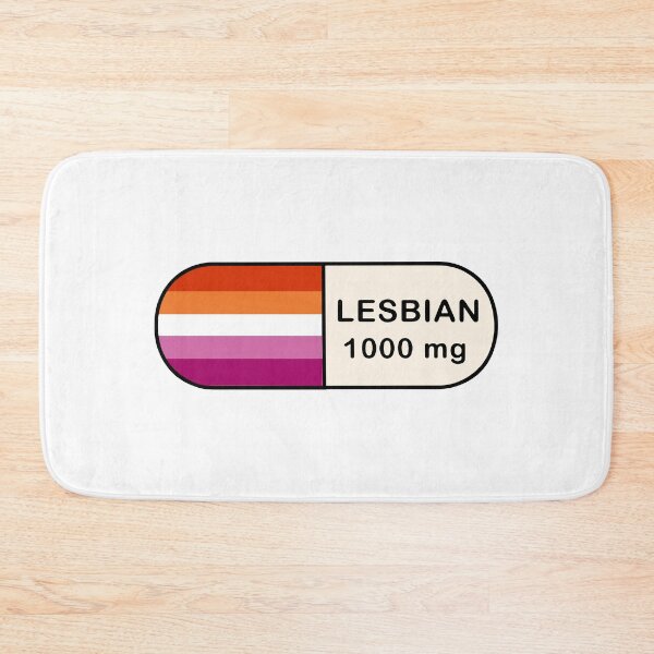 Item preview, Lesbian 1000 mg Capsule – Funny Lesbian Pride Pill designed and sold by Cannaxes Studio.