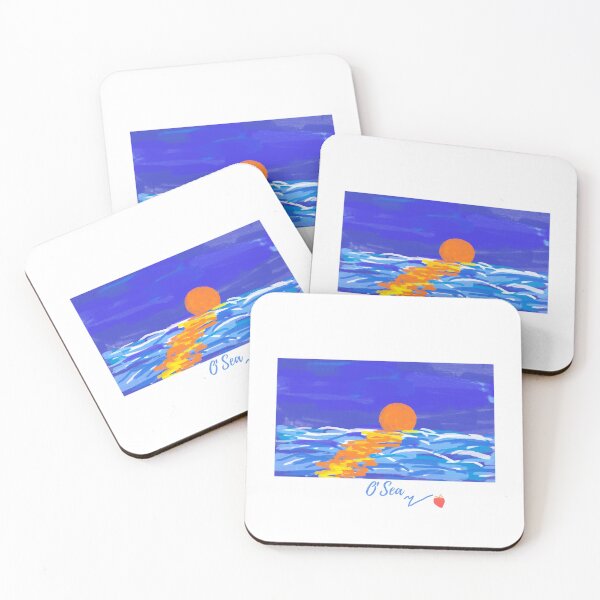 Item preview, Sunset over the sea designed and sold by Ophee-Arty.