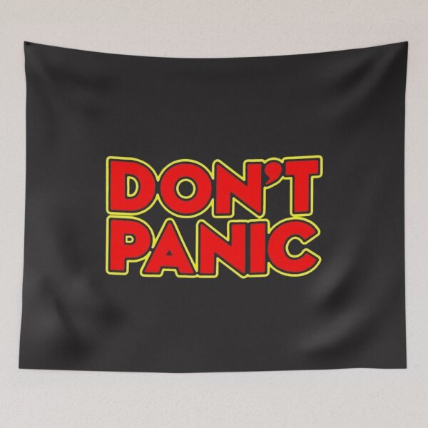 Item preview, Don't Panic designed and sold by MovieMayhem.