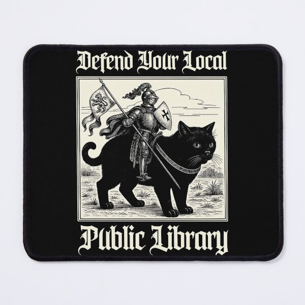 Item preview, Defend Your Local Library, Book Lover Gift, Fantasy Reader Humor designed and sold by DangeRilanman.