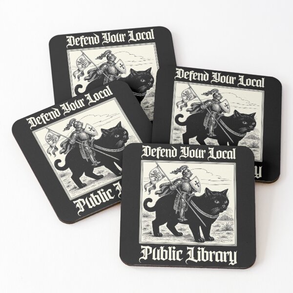 Item preview, Defend Your Local Library, Book Lover Gift, Fantasy Reader Humor designed and sold by DangeRilanman.