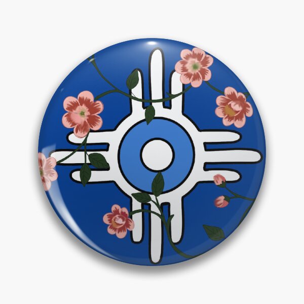 Item preview, Wichita KS flag art designed and sold by Eliza Ivette’s Luminous Lantern .