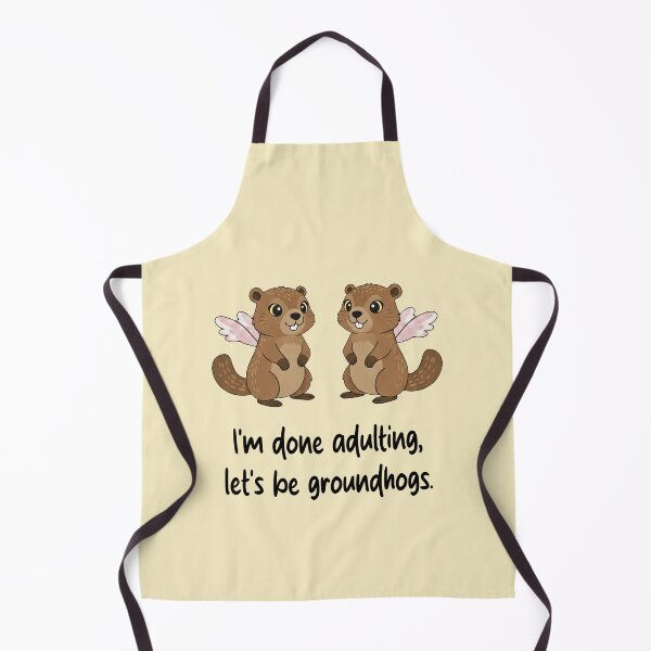Item preview, Funny Groundhog I'm Done Adulting Lets Be Groundhogs Animal Boys Girls Kids designed and sold by FurryHavenPH.