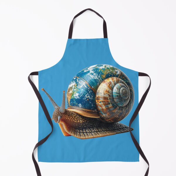 Item preview, Snail with a shell textured like the Earth! designed and sold by Alan-David.