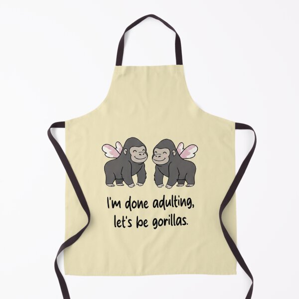 Item preview, Funny Gorilla I'm Done Adulting Lets Be Gorillas Animal Boys Girls Kids designed and sold by FurryHavenPH.
