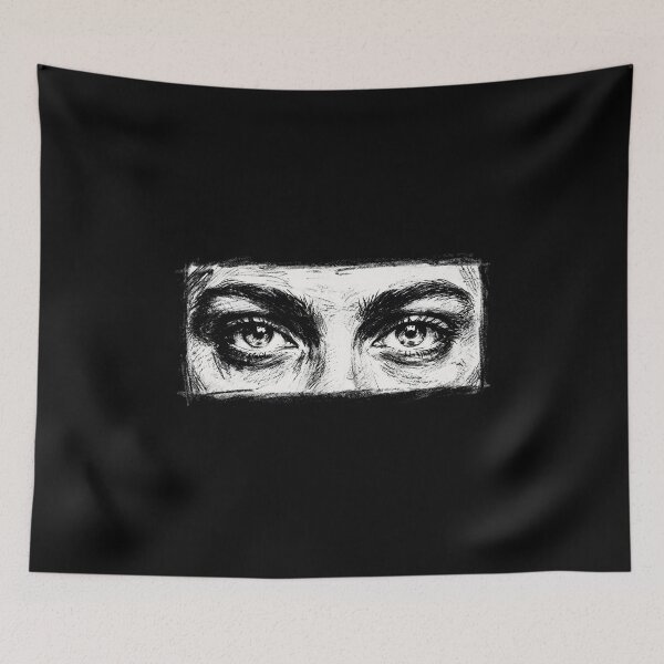 Item preview, Intense gaze – Realistic eye sketch in grunge art style designed and sold by Fuechse.