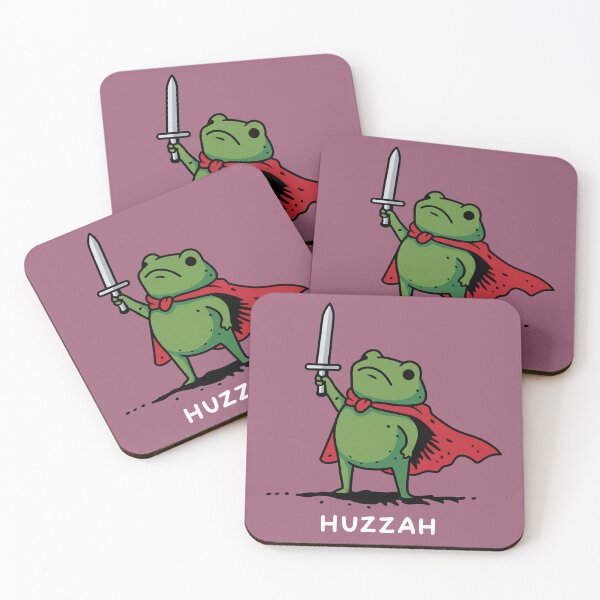 Item preview, Huzzah Frog with Sword ,  Medieval Frog , 1717, Funny DnD designed and sold by MauriLifton.